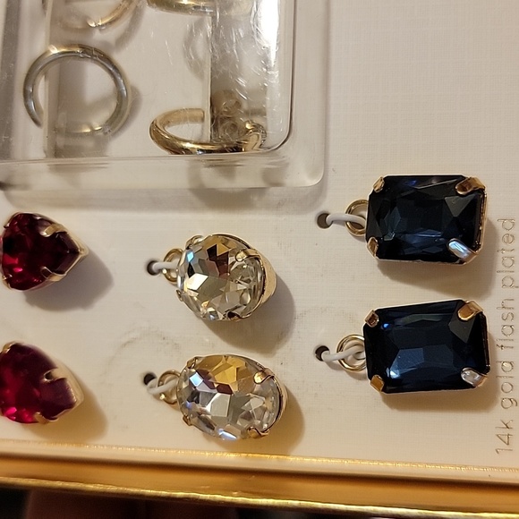 Unwritten Gold and Jewel-Toned Earring Collection - Picture 4 of 6